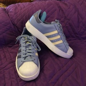 Super cute platform adidas superstar shelltoes